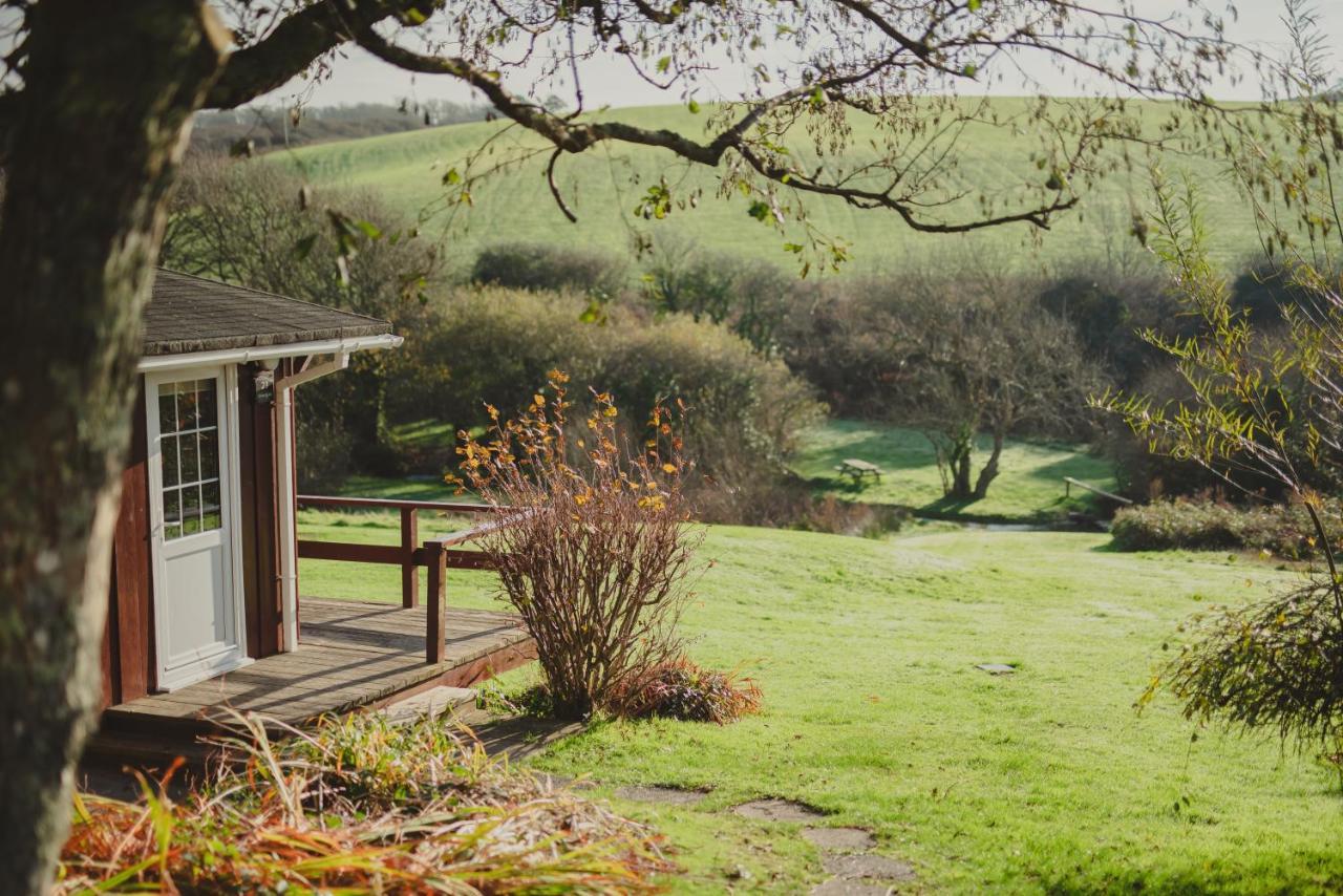 Timber Hill Self Catering Cedar Lodges บรอดเฮเวน ภายนอก รูปภาพ