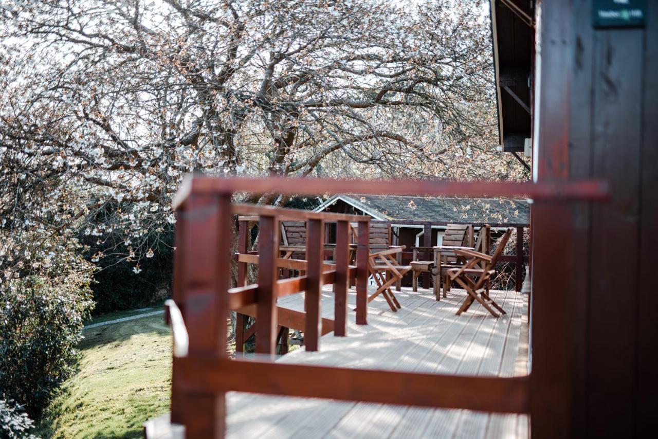 Timber Hill Self Catering Cedar Lodges บรอดเฮเวน ภายนอก รูปภาพ